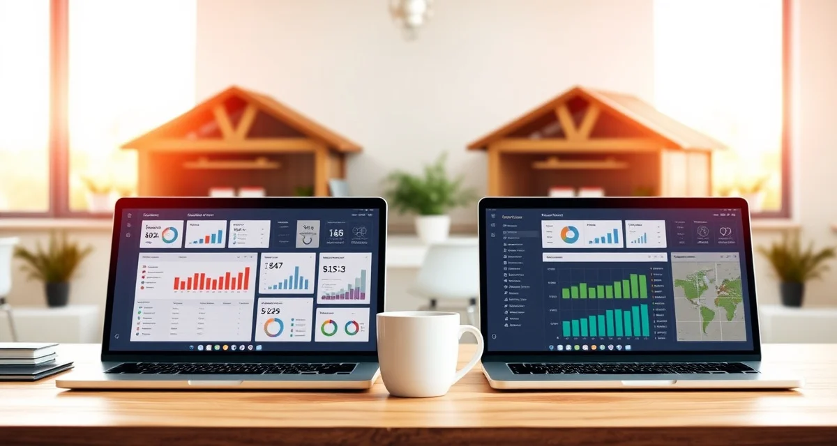 Comparison of BarnBeacon and EquineM barn management software interfaces displaying billing, communication, and health monitoring features for US boarding operations