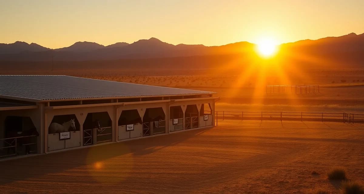 Modern horse barn management software interface displayed on tablet for Las Vegas equestrian facilities and boarding operations.