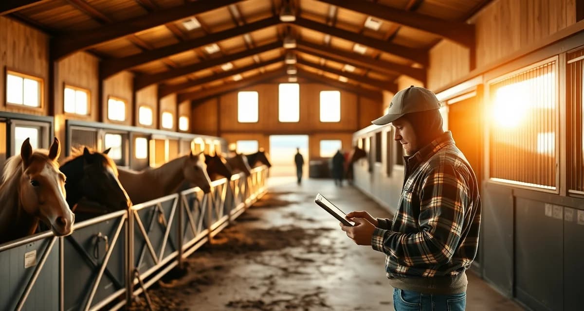Barn management software helps organize horse facilities near Missoula, Montana with digital tools for stable operations