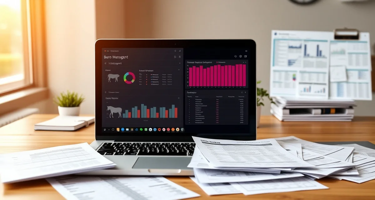 Comparison of horse barn software dashboard versus scattered spreadsheets and documents for stable management