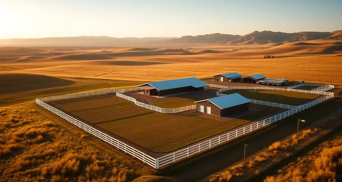 Modern horse barn facility manager using digital equestrian management software on tablet to streamline Montana stable operations