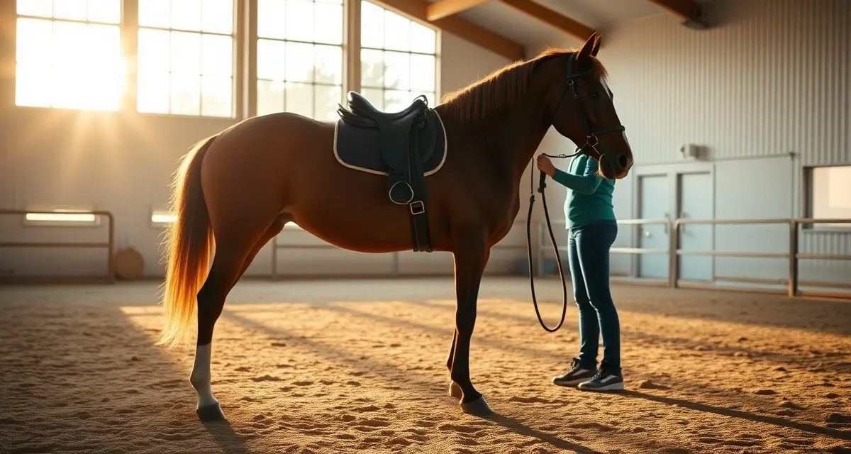 Therapeutic barn owner receiving real-time communication updates on horse health and session progress through digital management software