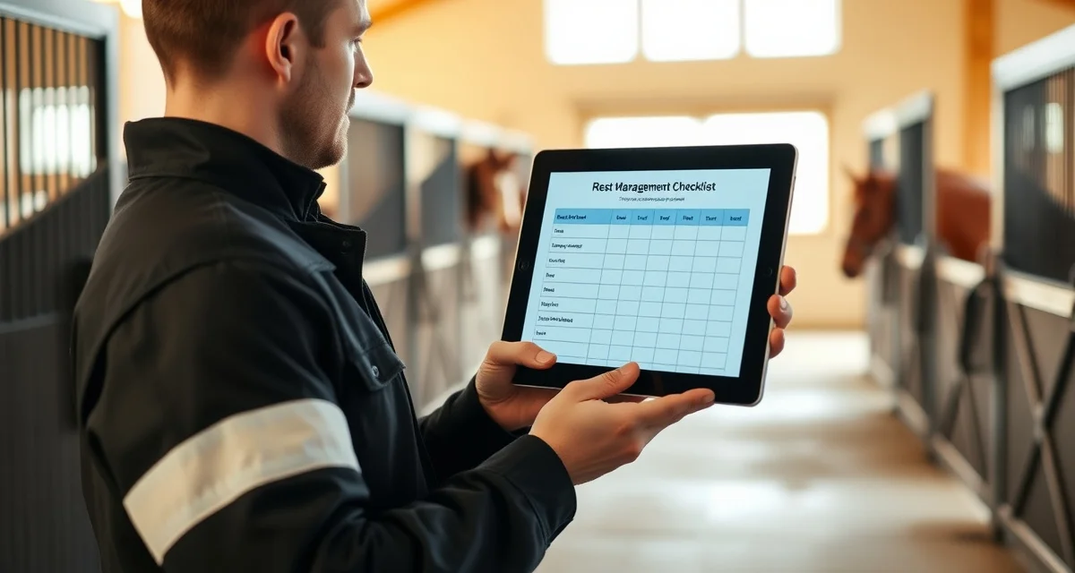 Horse Stall Rest Management for Barn Managers | BarnBeacon